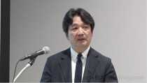 会見に臨むゴールドウイン、 渡辺貴生 新社長