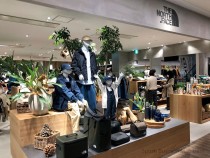 リニューアルオープンした 「ザ・ノース・フェイス プラス グランフロント大阪」。 西日本の旗艦店に位置付ける